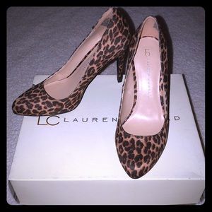 NWT Lauren Conrad Leopard Heels
